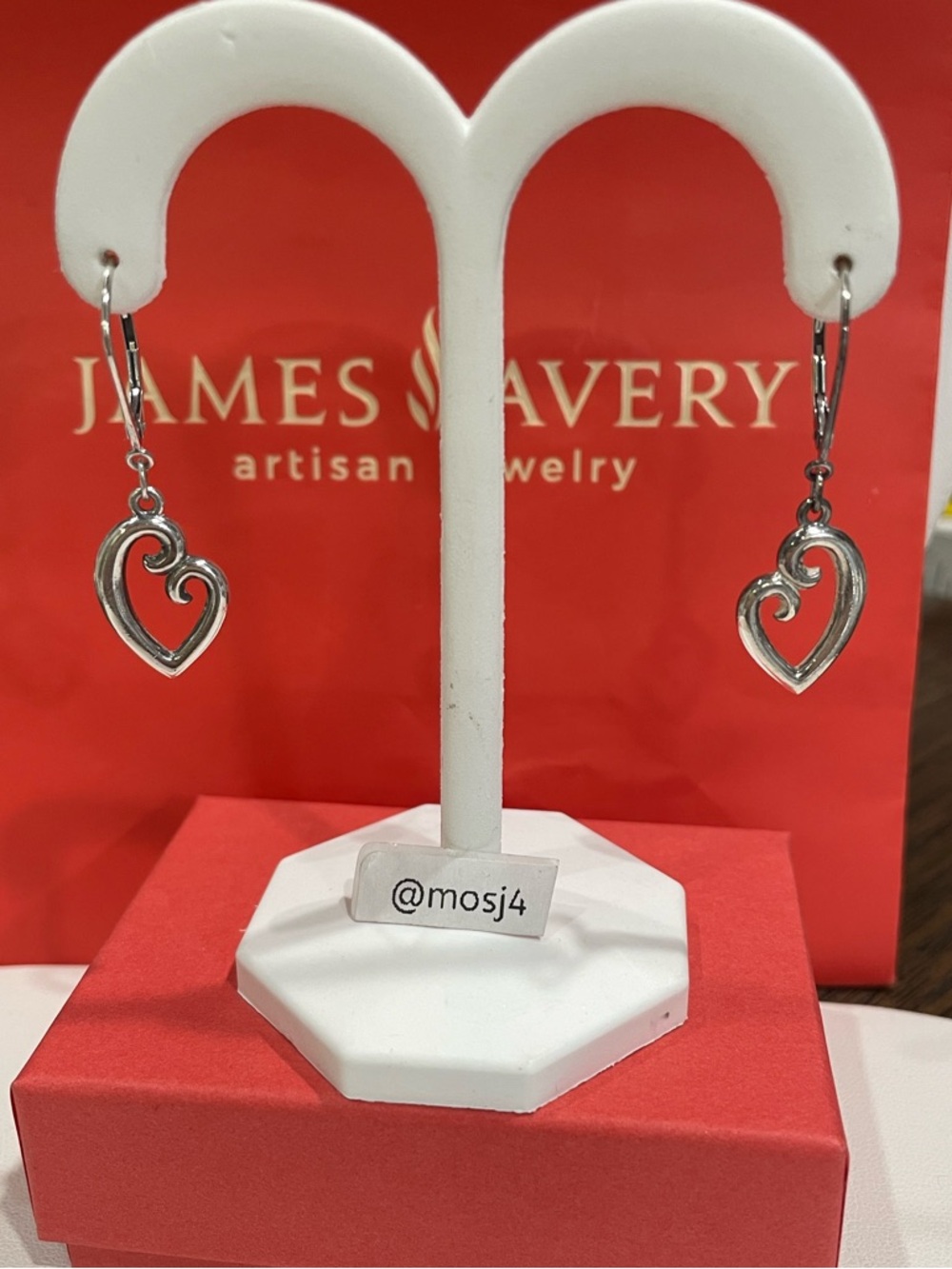 James Avery Mother’s Love Dangle Earrings
